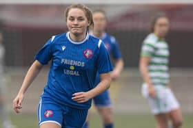 Spartans Robyn McCafferty would score the decisive penalty that fired her side into the Sky Sports SWPL semi-final (Photo by Ross MacDonald / SNS Group)