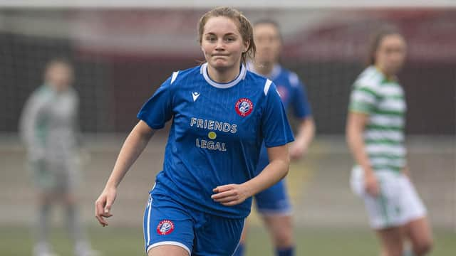 Spartans Robyn McCafferty would score the decisive penalty that fired her side into the Sky Sports SWPL semi-final (Photo by Ross MacDonald / SNS Group)