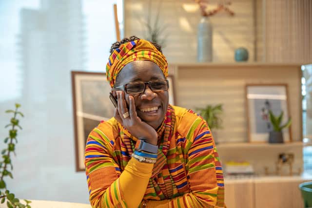 Campaigner Rosamund Adoo-Kissi-Debrah, whose nine-year-old daughter Ella Roberta became the first person in the UK to have air pollution listed on a death certificate as a contributing factor, is in Glasgow to call for action on cleaning up the environment