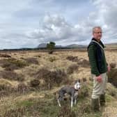 Solar power pioneer Jeremy Leggett at home on the Bunloit Estate near Loch Ness. PIC: Contributed.