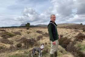 Solar power pioneer Jeremy Leggett at home on the Bunloit Estate near Loch Ness. PIC: Contributed.