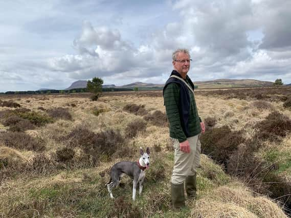 Solar power pioneer Jeremy Leggett at home on the Bunloit Estate near Loch Ness. PIC: Contributed.