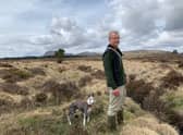 Solar power pioneer Jeremy Leggett at home on the Bunloit Estate near Loch Ness. PIC: Contributed.
