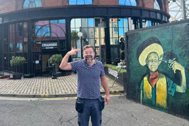 Alan Anderson has snapped up The Stand Comedy Club's famous cowboy backdrop for The Rotunda Comedy Club in Glasgow.