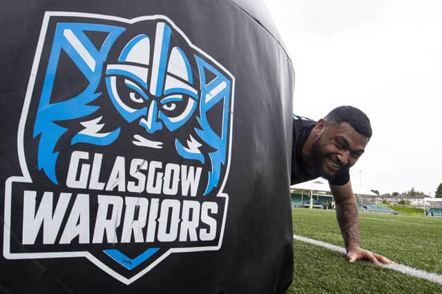 Walter Fifita will start on the wing for Glasgow Warriors. (Photo by Ross MacDonald / SNS Group)