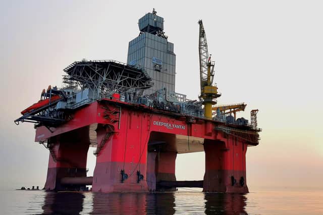 The Deepsea Yantai rig, which is currently drilling the production wells at the Neptune-operated Fenja field in the Norwegian Sea.