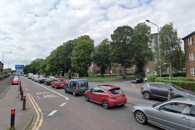 The incident happened at about 8.50pm on Friday at the junction of Dumbarton Road and Redgate Place in Scotstoun.