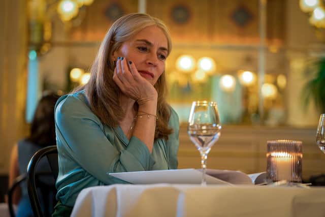 Reeves as Connie in BBC One's comedy drama Us, adapted by David Nicholls from his book
