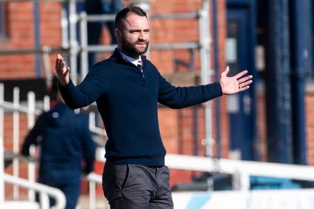 Dundee manager James McPake was unhappy with officials as his side were knocked out of the Scottish Cup by St Johnstone (Photo by Craig Foy / SNS Group)