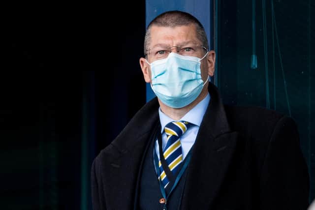 SFPL chief exec Neil Doncaster addressed MSPs over his concerns about introducing vaccine passports in Scottish football. (Photo by Ross MacDonald / SNS Group)