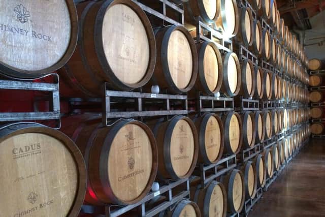 Wine tank room