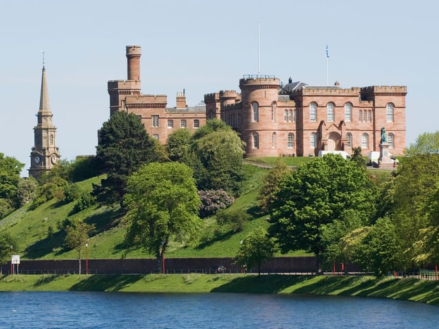 Seated on a cliff overlooking the River Ness, Inverness Castle towers over its city with its red sandstone walls. Though the current structure was built in the 19th Century, the site has been fortified for more than a thousand years. Key moments include the summoning and subsequent execution of clan chiefs by James I in 1428, and the gates being shut against Mary Queen of Scots in 1562 - the Fraser and Munro clans surrounded her and took the castle for the queen.