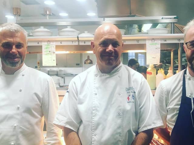 Martin Wishart, Tom Devlin and Joe Taggart