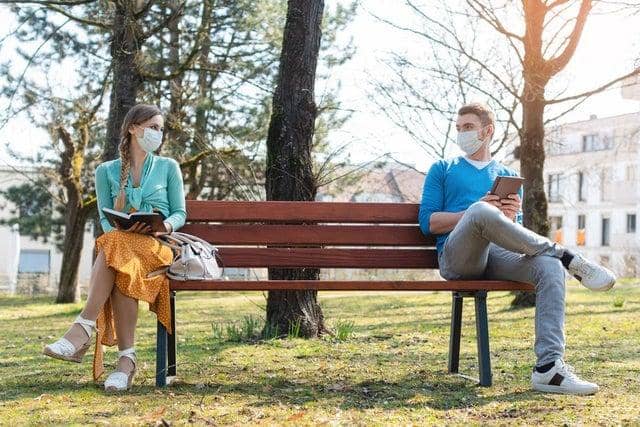 Social distancing has been a key factor in driving down cases of the virus