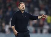 Frank Lampard addresses angry Everton fans after the recent 3-0 defeat to Bournemouth. (Photo by Luke Walker/Getty Images)