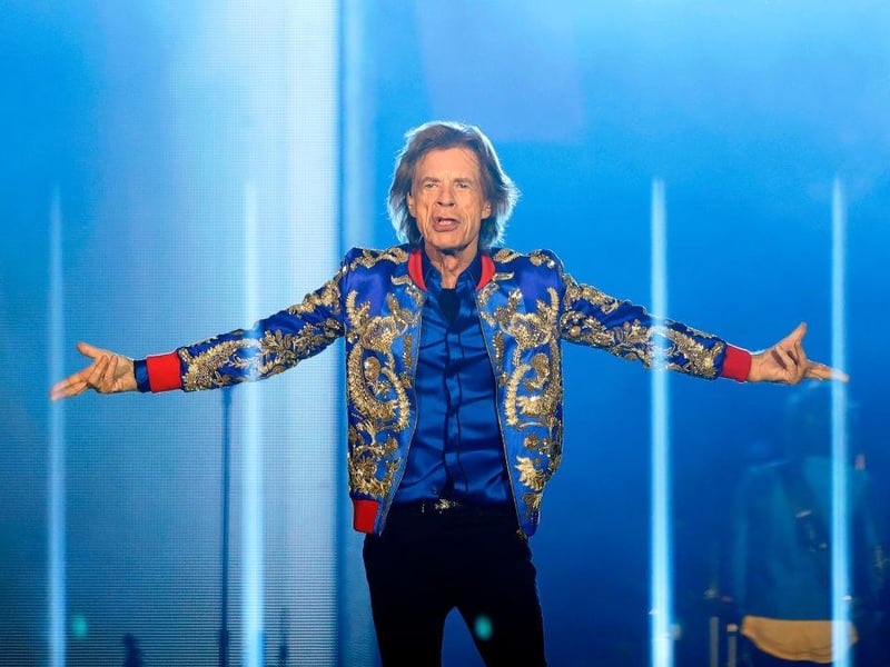 Probably the biggest live act in the world, The Rolling Stones are this year playing shows to celebrate a remarkable 60 years of touring. This work ethic certainly hasn't harmed lead singer Sir Mick Jagger's bank balance, which this year hit £318 million - an increase of £8 million.