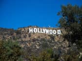 The Hollywood sign, first erected by a real estate company in the 1920s, became a symbol for the movie city and is now celebrating its centenary. Pic: PA Photo/Hollywood Sign Trust.