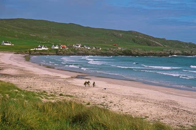 Constable Tanner is the only officer covering Tiree and Coll in the Inner Hebrides
Pic: VisitScotland