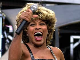 Tina Turner performing on stage at London’s Wembley Stadium in July 2000 (Picture: Michael Stephens/PA Wire)
