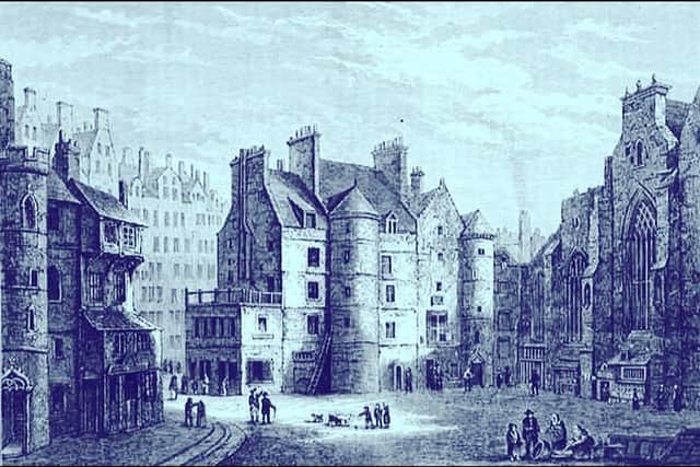 Edinburgh shopkeeper Agnes Finnie was strangled and burned in 1645 as after being held in the Tolbooth for nine months following her arrest. PIC: CC.