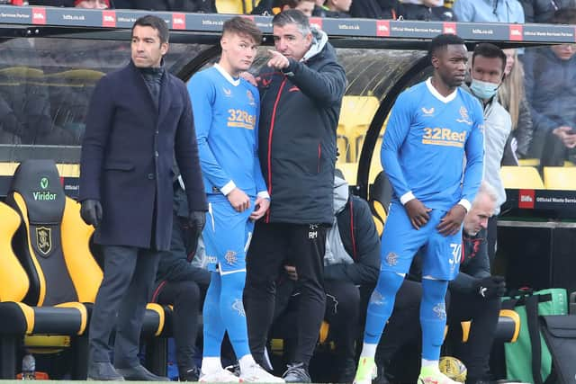 Nathan Patterson is enjoying life under new Rangers manager Giovanni van Bronckhorst and his first team coach Roy Makaay. (Photo by Ian MacNicol/Getty Images)