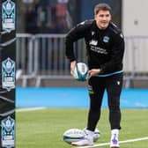 Sam Johnson during a Glasgow Warriors training session at Scotstoun Stadium, on November 23, 2021, in Glasgow, Scotland. (Photo by Ross MacDonald / SNS Group)