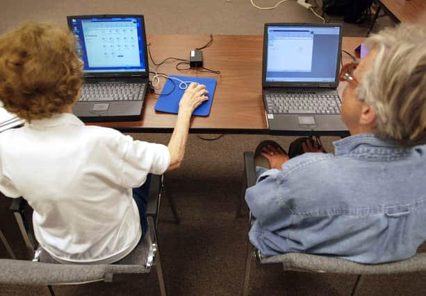 The UK Shared Prosperity Fund includes money for digital training and other courses (Picture: Tim Boyle/Getty Images)