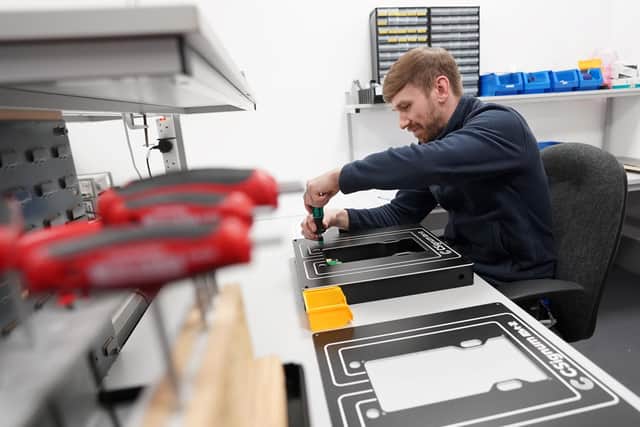 Kyle Watson, mechanical engineer at CSignum. Picture by Stewart Attwood