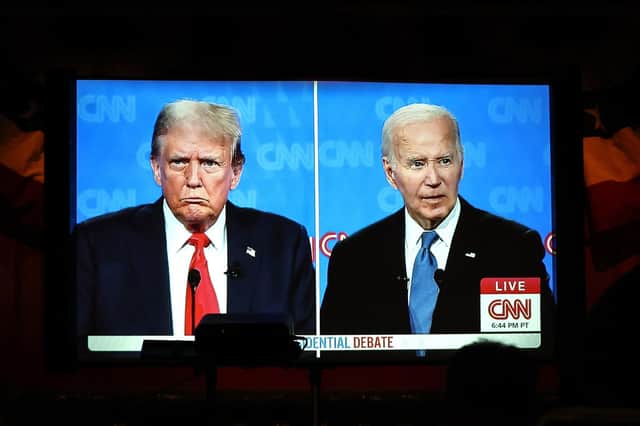 The CNN presidential debate (Photo by Mario Tama/Getty Images)