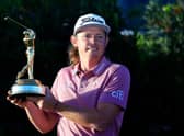 Cameron Smith shows off the trophy after winning The Players Championship 12 months ago at TPC Sawgrass in Ponte Vedra Beach. Picture: Mike Ehrmann/Getty Images.