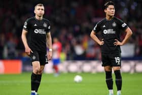 Celtic will assess Alistair Johnston, left, after he represented Canada over the international break.