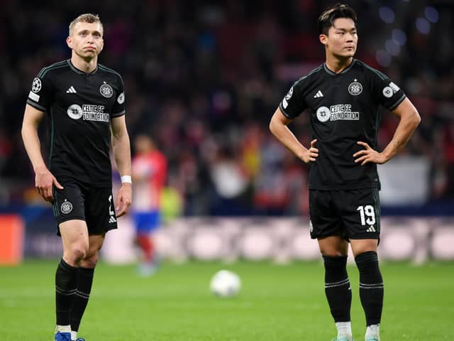 Celtic will assess Alistair Johnston, left, after he represented Canada over the international break.
