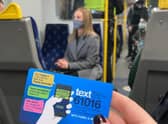 British Transport Police is promoting its 61016 text number to improve women's safety on the railways. Picture: Hannah Brown