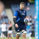 Grant Gilchrist during a Famous Grouse Nations Series match between Scotland and Georgia.