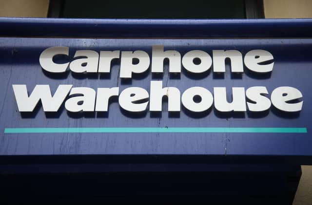 Nearly 3,000 jobs are being axed at Dixons Carphone after the retailer announced plans to shut all 531 of its standalone Carphone Warehouse mobile phone stores in the UK. Picture: Yui Mok/PA Wire