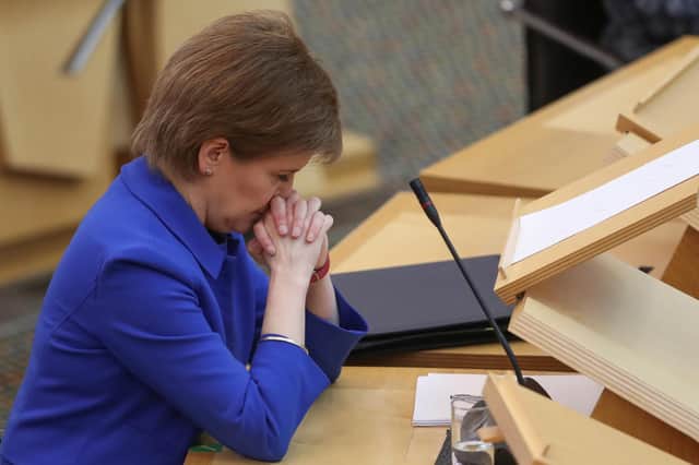 Nicola Sturgeon claimed she 'welcomed' additional transparency around Covid-19.