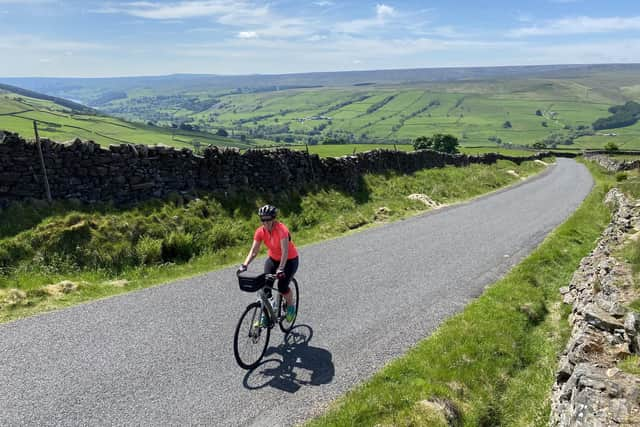 Nearing the top of Trapping Hill in the Yorkshire Dales