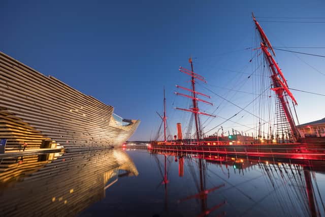 The V&A was opened alongside the historic Antarctic research vessel Discovery in September 2018. Picture: Kenny Lam/VisitScotland