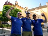 Rangers fans are arriving in Seville in huge numbers ahead of the Europa League final against Eintracht Frankfurt (Picture: Andrew Milligan/PA Wire)