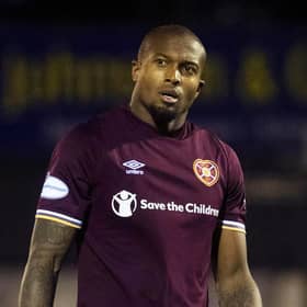 Gervane Kastaneer made his Hearts debut on Friday night at Ayr.