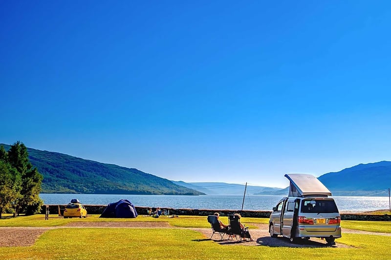 A friendly farm park is on the shores of Loch Sunart on the Ardnamurchan peninsula in the Highlands, Resipole Farm Holiday Park even has Highland cattle grazing nearby to complete the perfect picture postcard look.