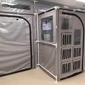 Special isolation pods are being installed at two NHS Lanarkshire hospitals to help ease pressure on intensive care.