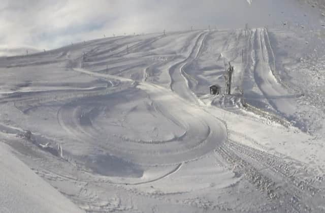 Perfect conditions at The Lecht this morning - but not a skier in sight due to lockdown restrictions. PIC: The Lecht.