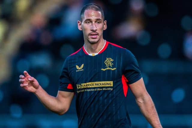 Nikola Katic pictured during his appearance for Rangers B team in their SPFL Trust Trophy first round win over Dumbarton on August 11. (Photo by Mark Scates / SNS Group)