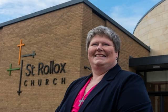 Rev Jane Howitt, the congregation's minister for St Rollox Church