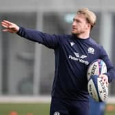 Stuart Hogg is in line to win his 100th Scotland cap this weekend. (Photo by Craig Williamson / SNS Group)