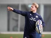Stuart Hogg is in line to win his 100th Scotland cap this weekend. (Photo by Craig Williamson / SNS Group)