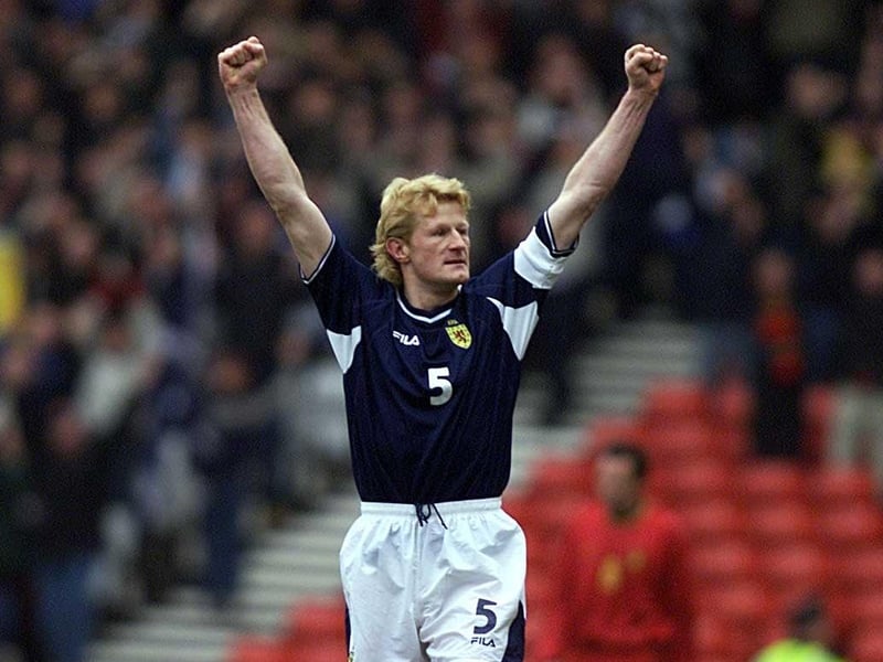Much like Christian Dailly and, later, James McFadden, Highlander Hendry assumed a mascot-like relationship with the Tartan Army, revelling in the nickname Braveheart and helping inspire Scotland to Euro 96 and the World Cup in France two years later, when he was skipper and led Scotland out against Brazil in the opening game. Scored three times, including a double in what proved his last appearance in a 4-0 win against San Marino in 2001. It should have been a memorable way to go out but it wasn’t due to an elbow controversy that he admitted looked terrible after he swung an arm that hit opponent Nicola Albani in the throat. The six-game ban he received from FIFA effectively ended the defender’s international career but should in no way define it. Played for Rangers between 1998 and 2000.