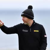 Stephen Gallacher in action during the 20th Alfred Dunhill Links Championship. Picture: Mark Runnacles/Getty Images.