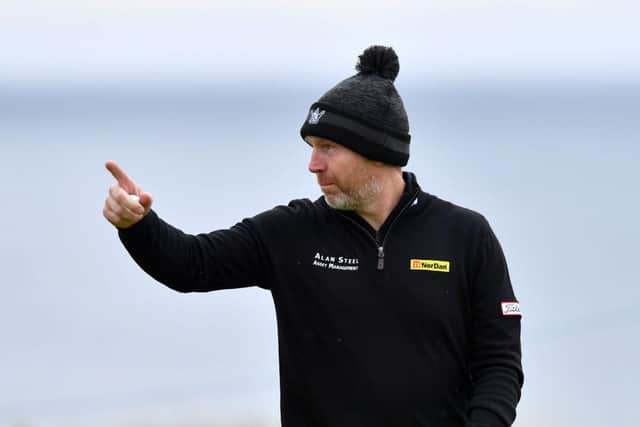 Stephen Gallacher in action during the 20th Alfred Dunhill Links Championship. Picture: Mark Runnacles/Getty Images.